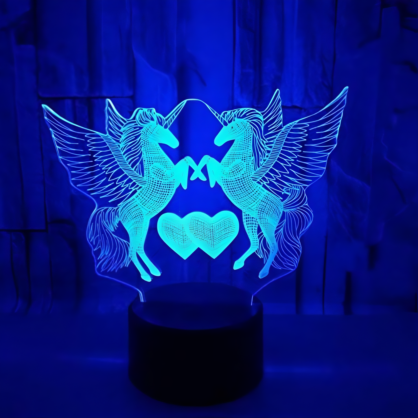 Unicorn Love 3D Lamp