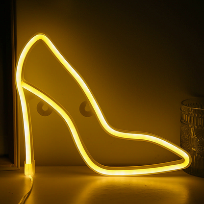 Heels Neon Sign