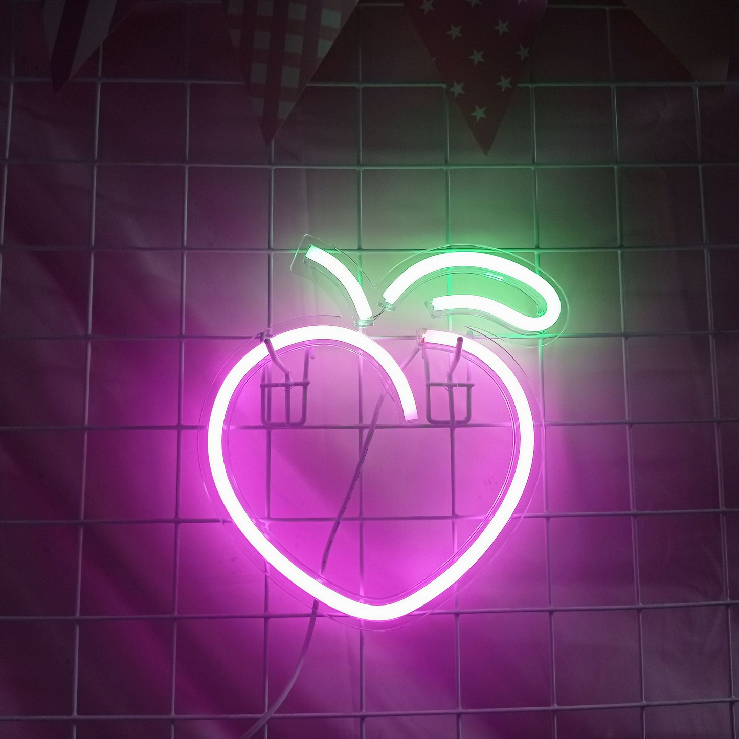 Peach Neon Sign