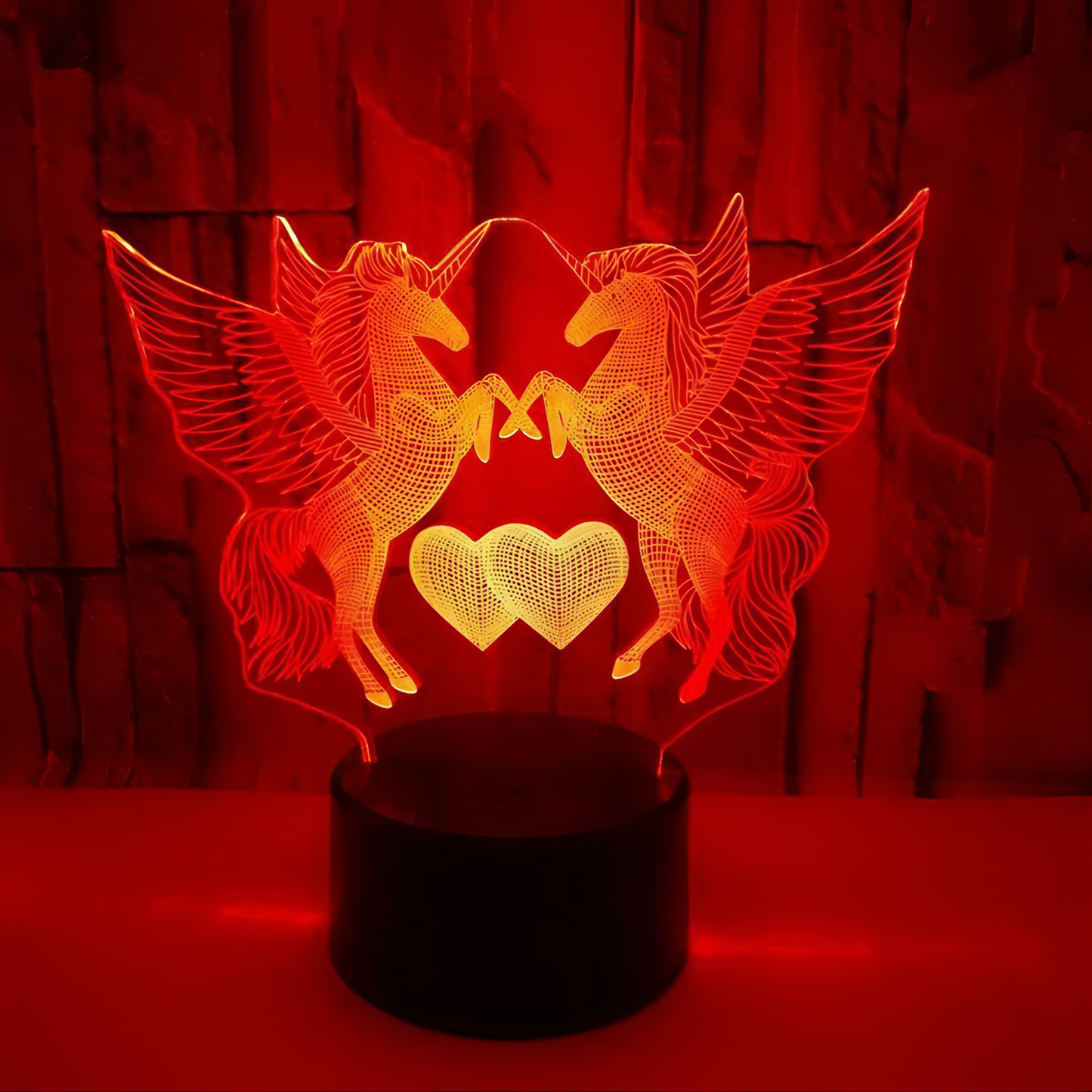 Unicorn Love 3D Lamp