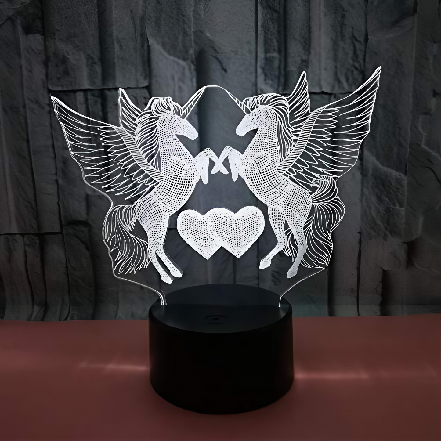 Unicorn Love 3D Lamp