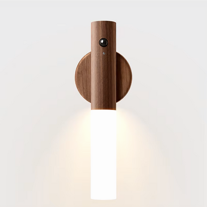 Wood Wireless Wall Lamp