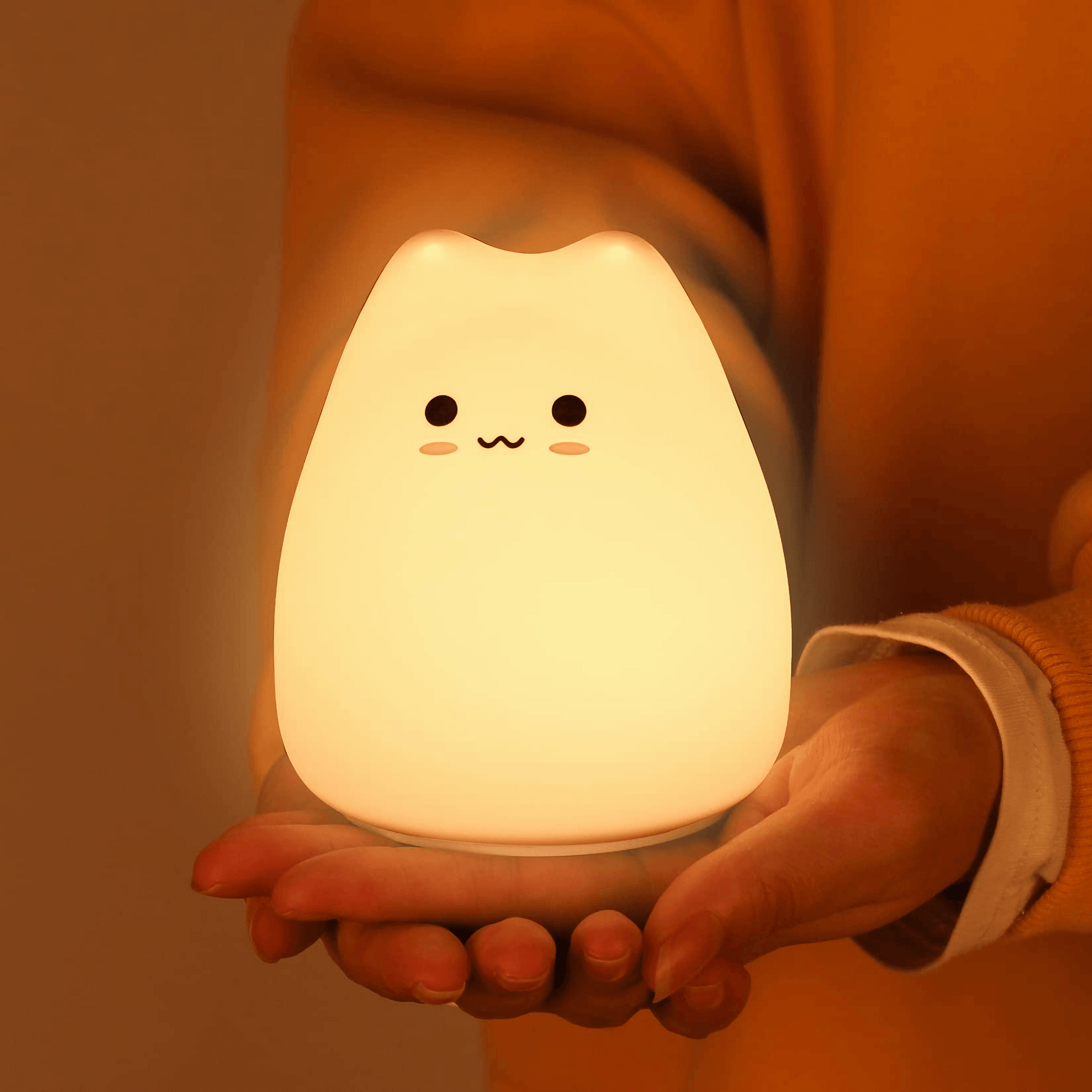 Lightgrace Mini Cat Night Lamp - Happy