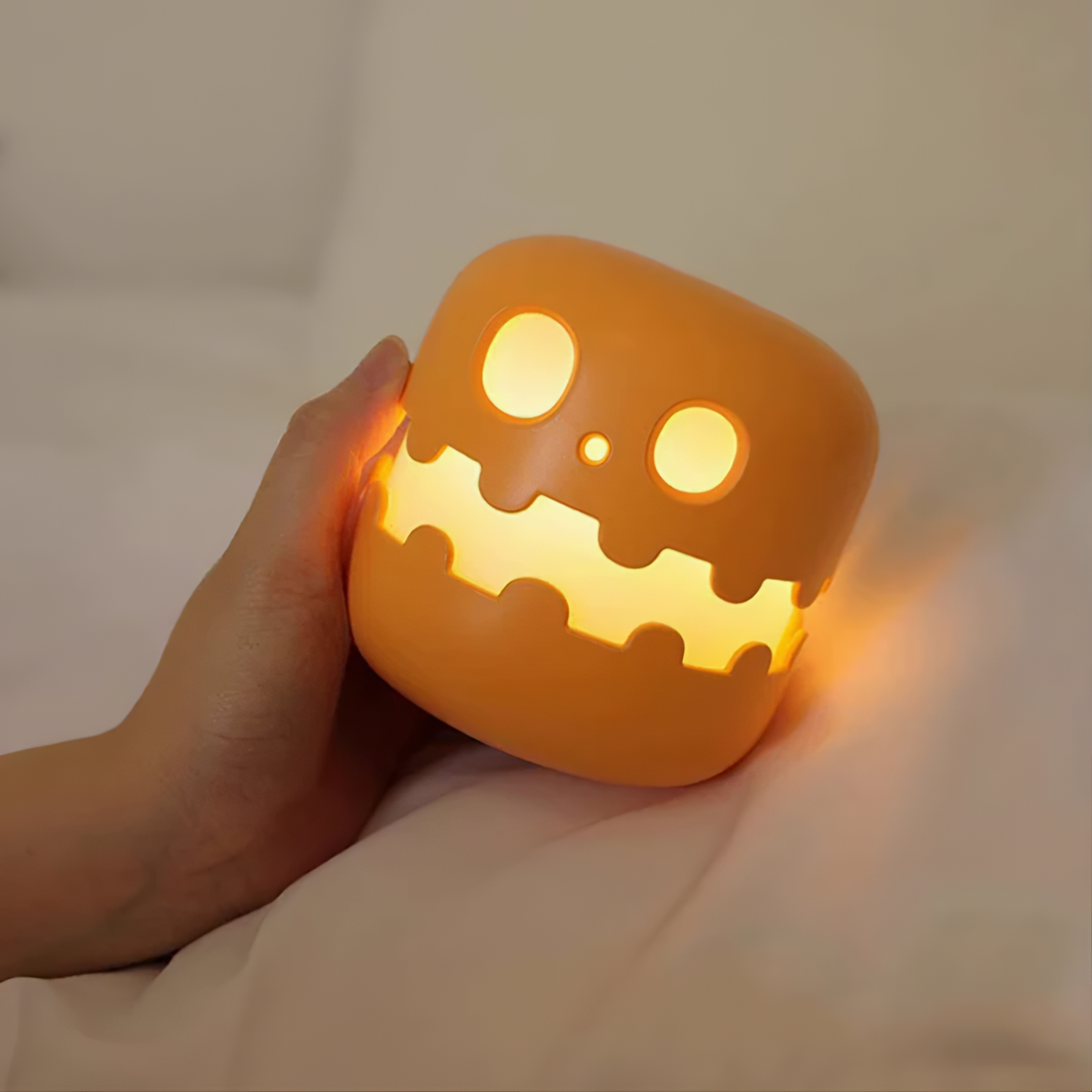 Pumpkin Press Lamp