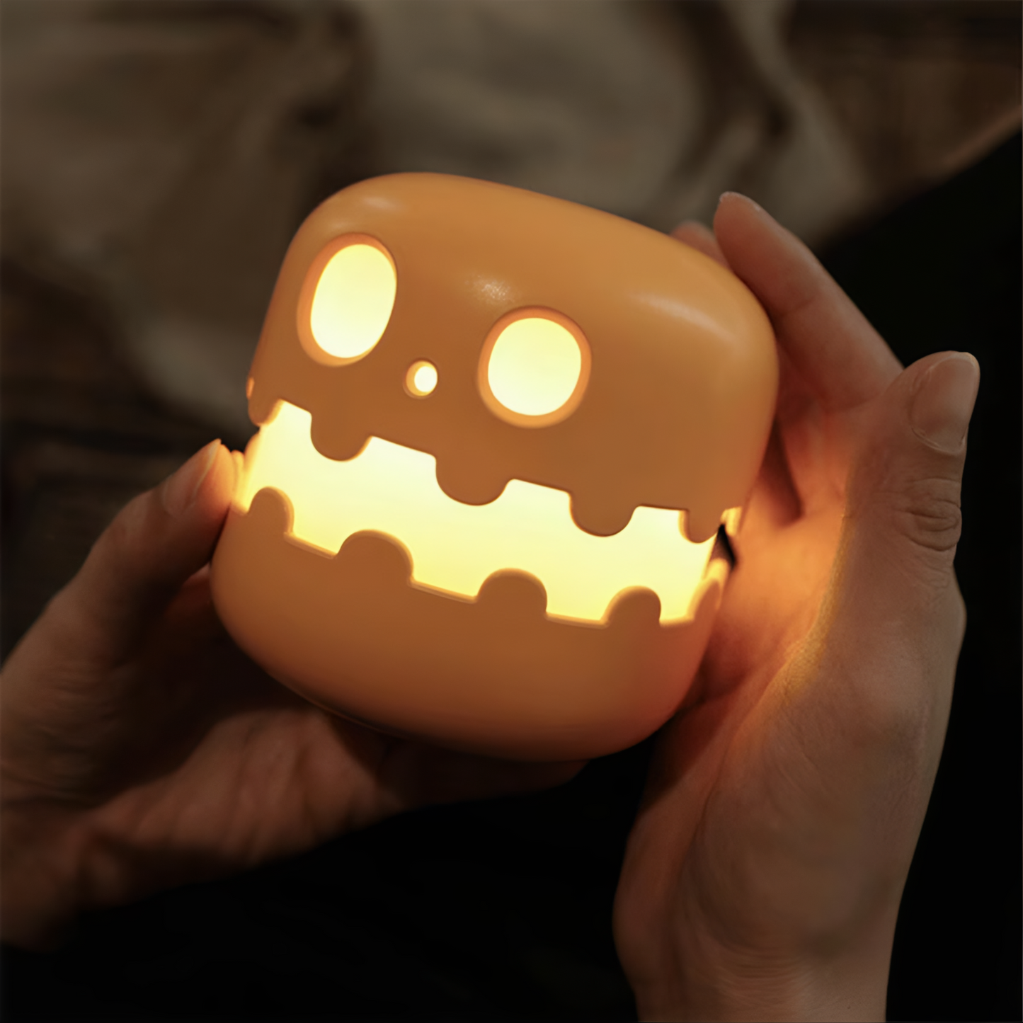 Pumpkin Press Lamp