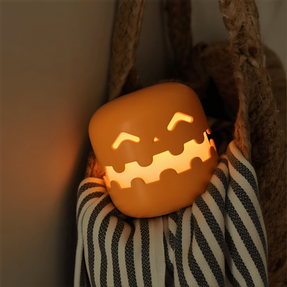 Pumpkin Press Lamp