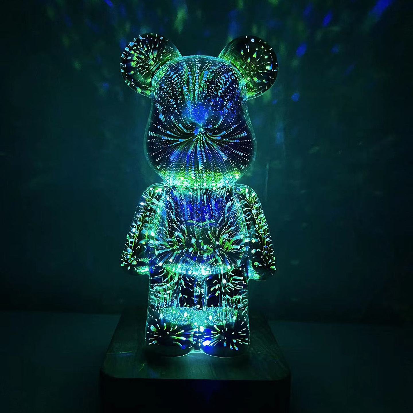 Fireworks Bear Lamp