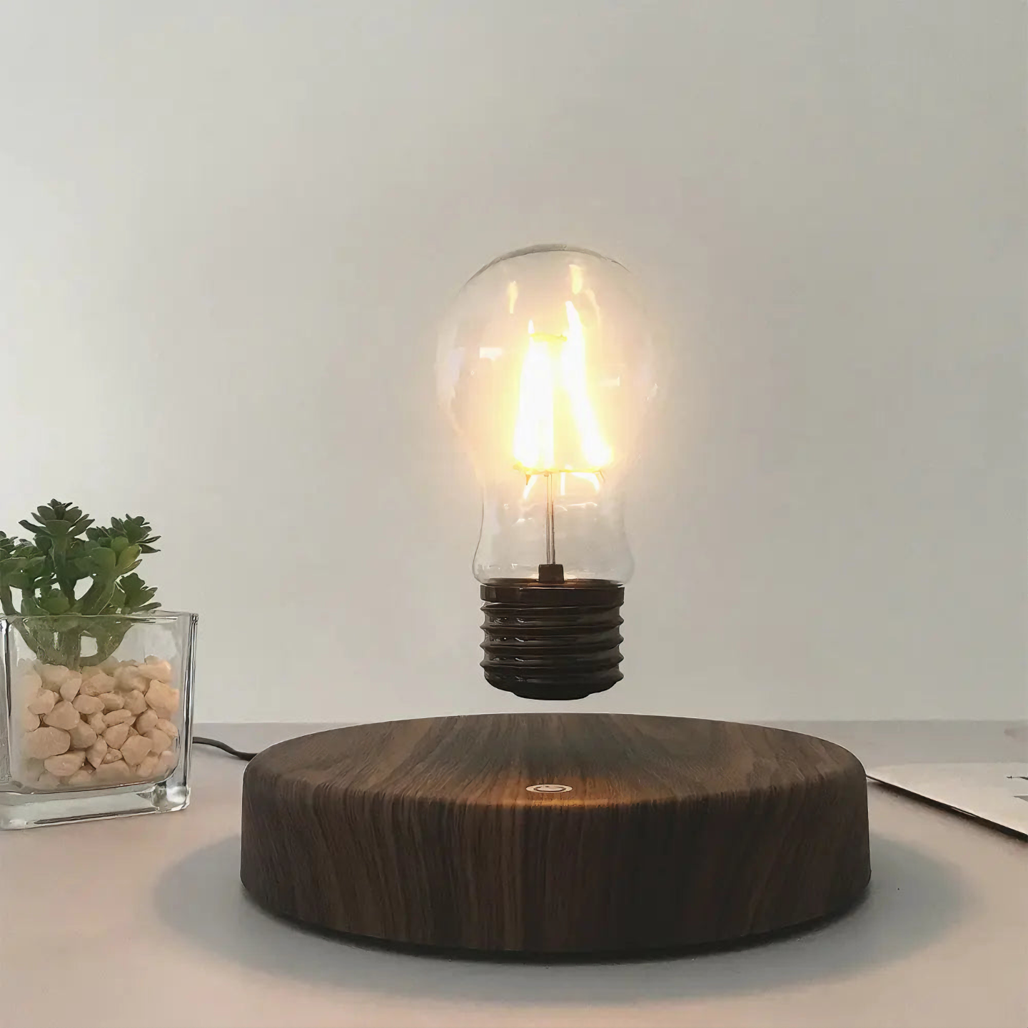 Levitating Bulb Lamp