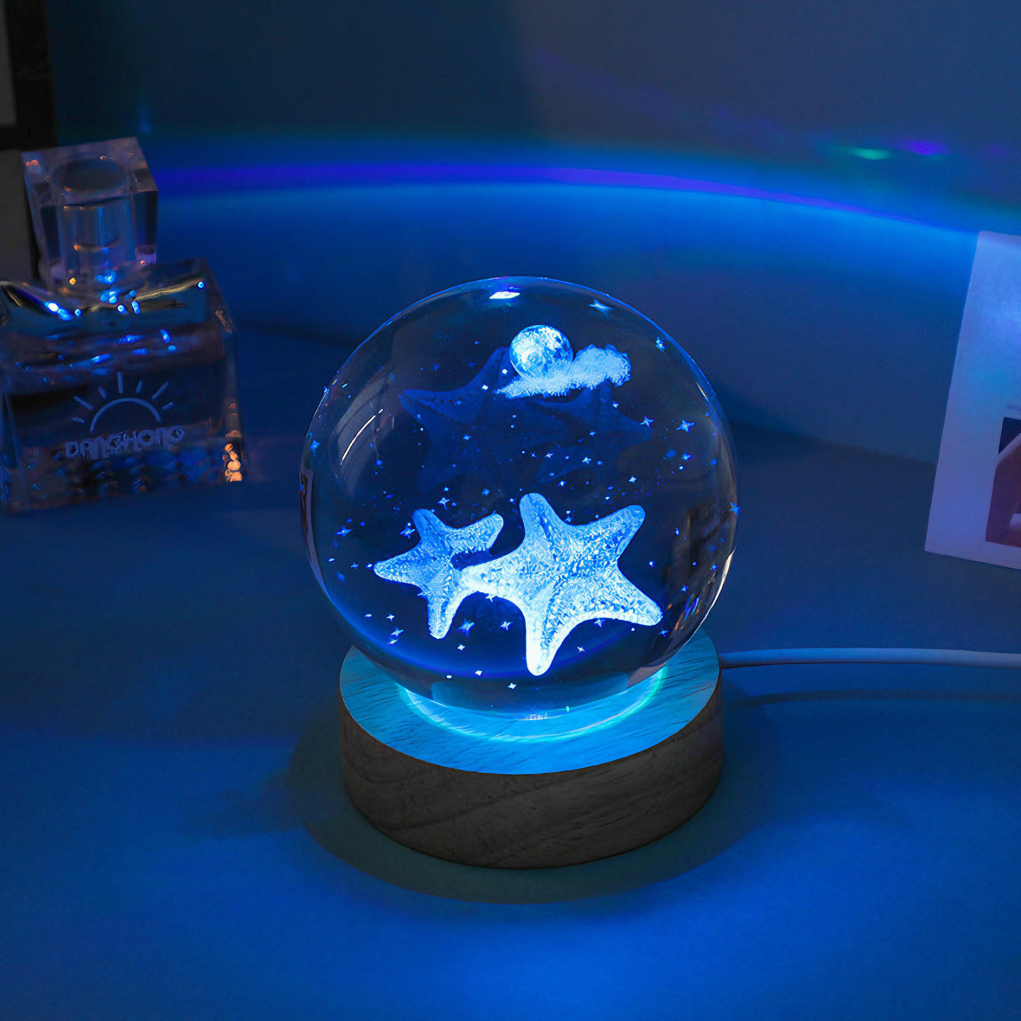 Underwater Life Crystal Ball Lamps