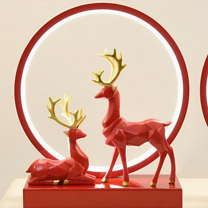 Deer Couple Lamp 2