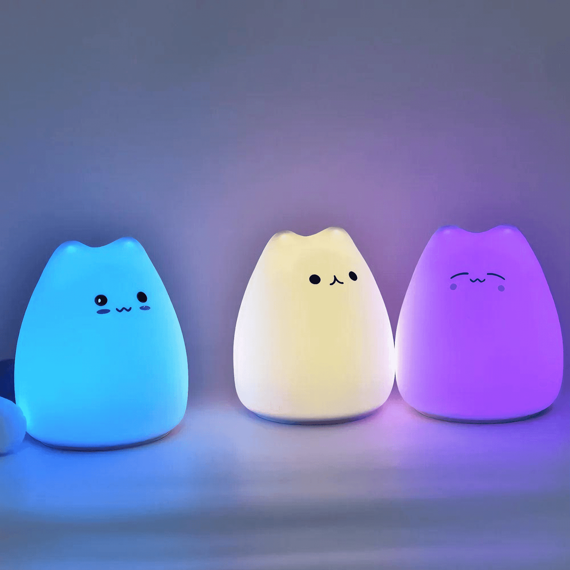 Lightgrace Mini Cat Night Lamp - Happy