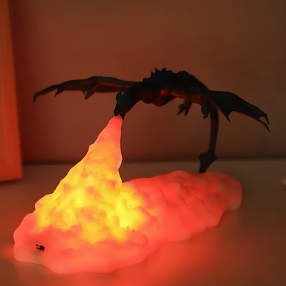 Dragon Flames Desk Lamp