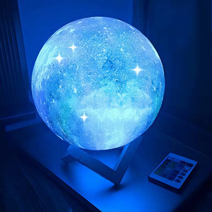 Galaxy Moon Lamp