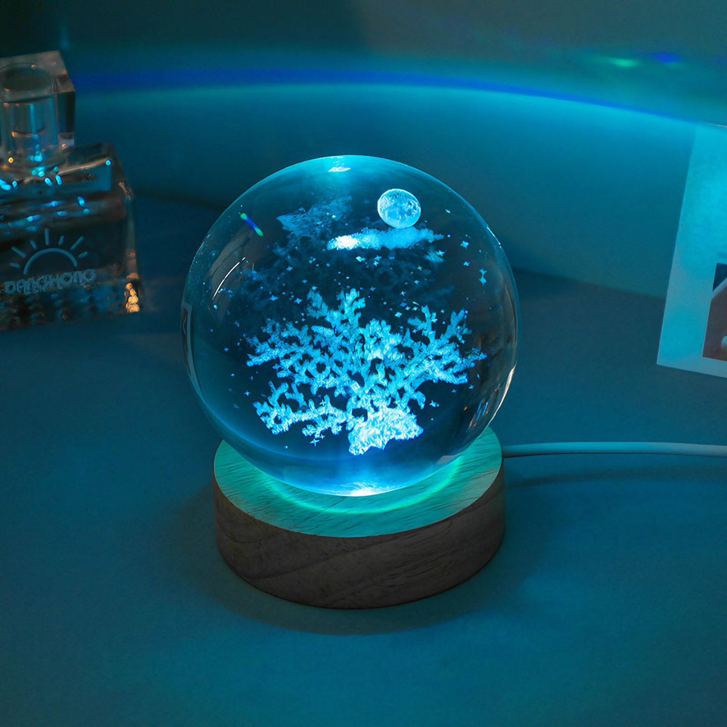 Underwater Life Crystal Ball Lamps