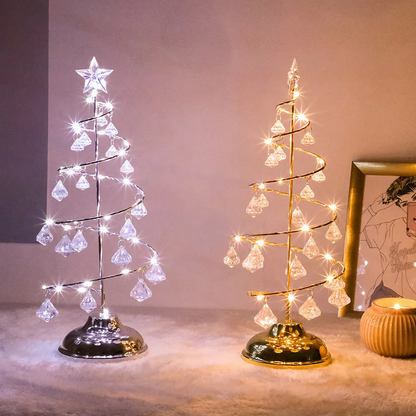 Crystal Christmas Tree Lamp