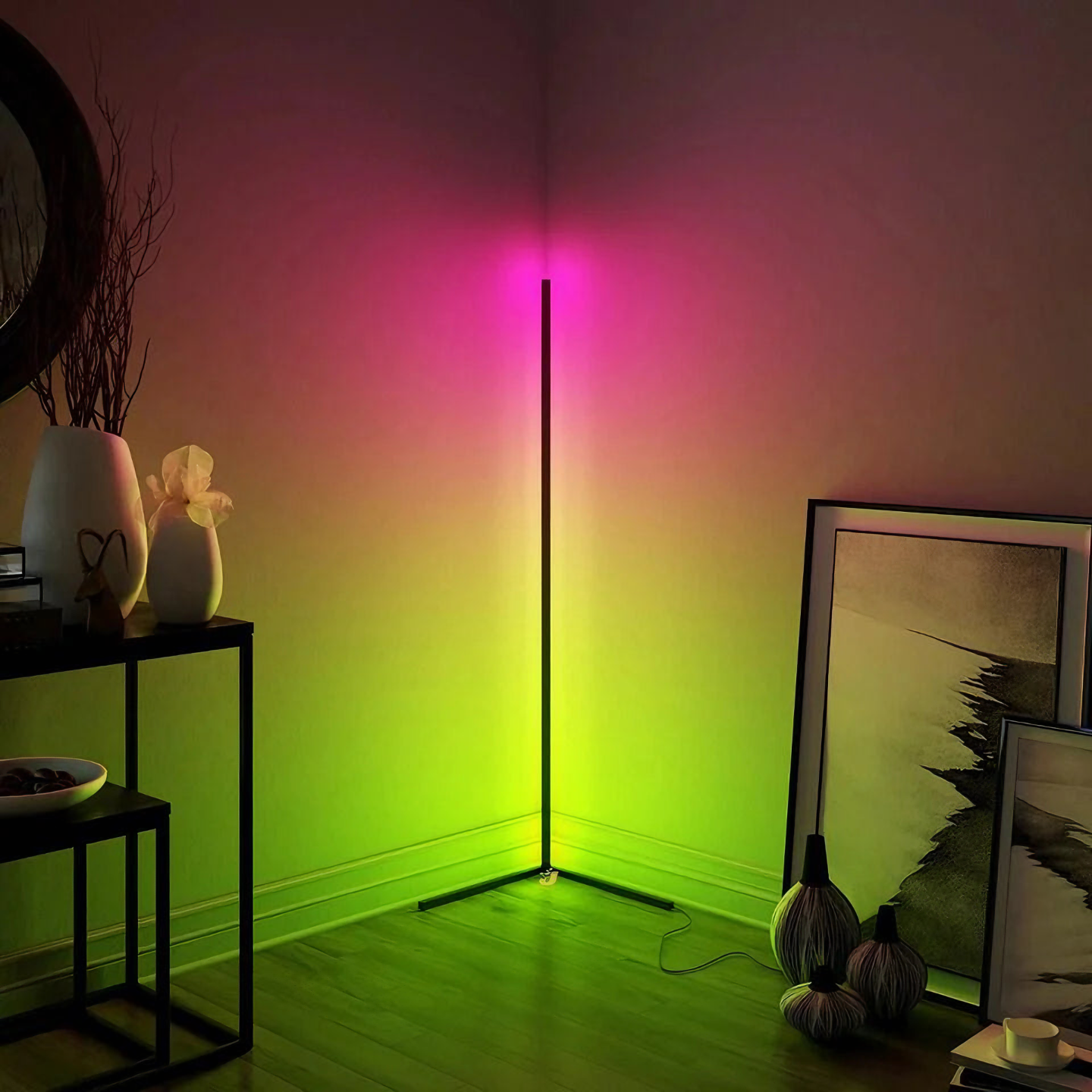 RGB Corner Floor Lamp