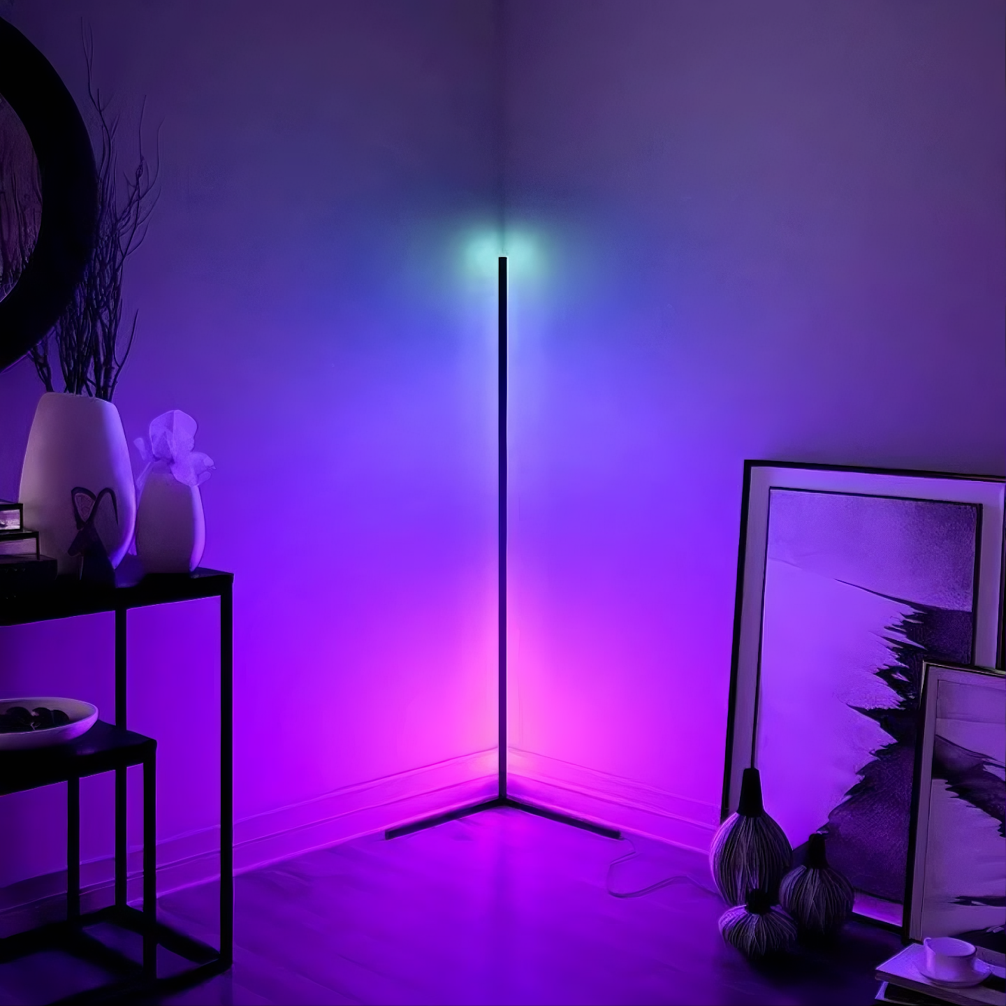 RGB Corner Floor Lamp