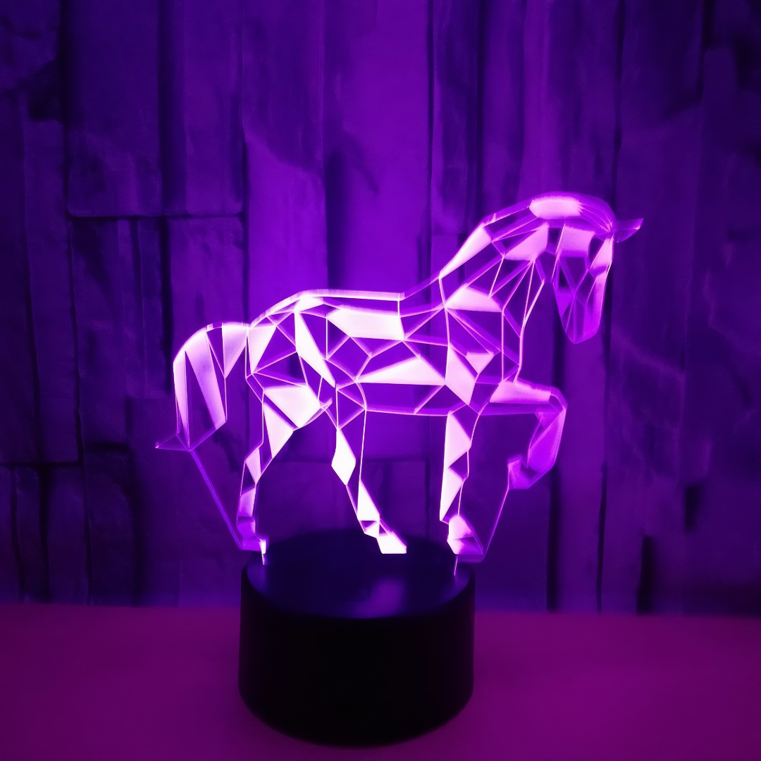 Horse 3D Lamp