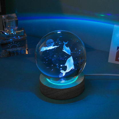 Underwater Life Crystal Ball Lamps