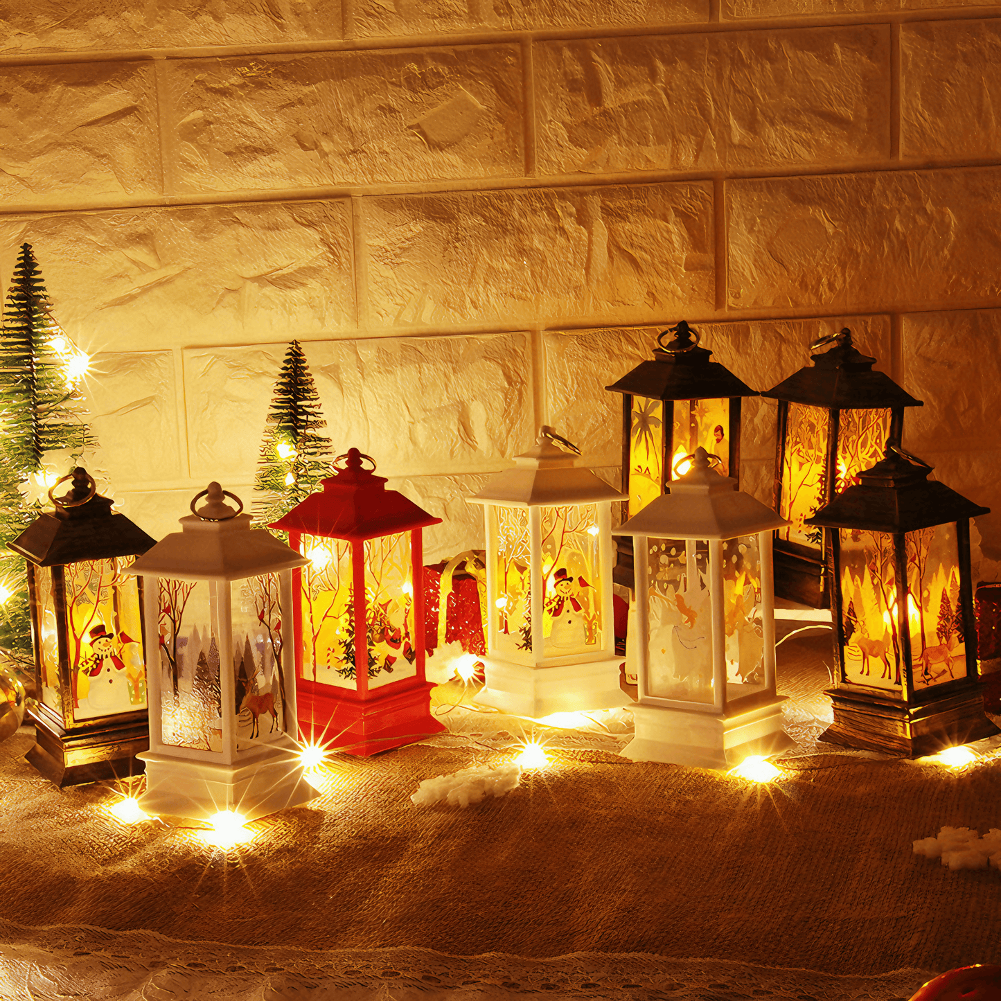 Light Grace Christmas Lantern Lamp - Deer