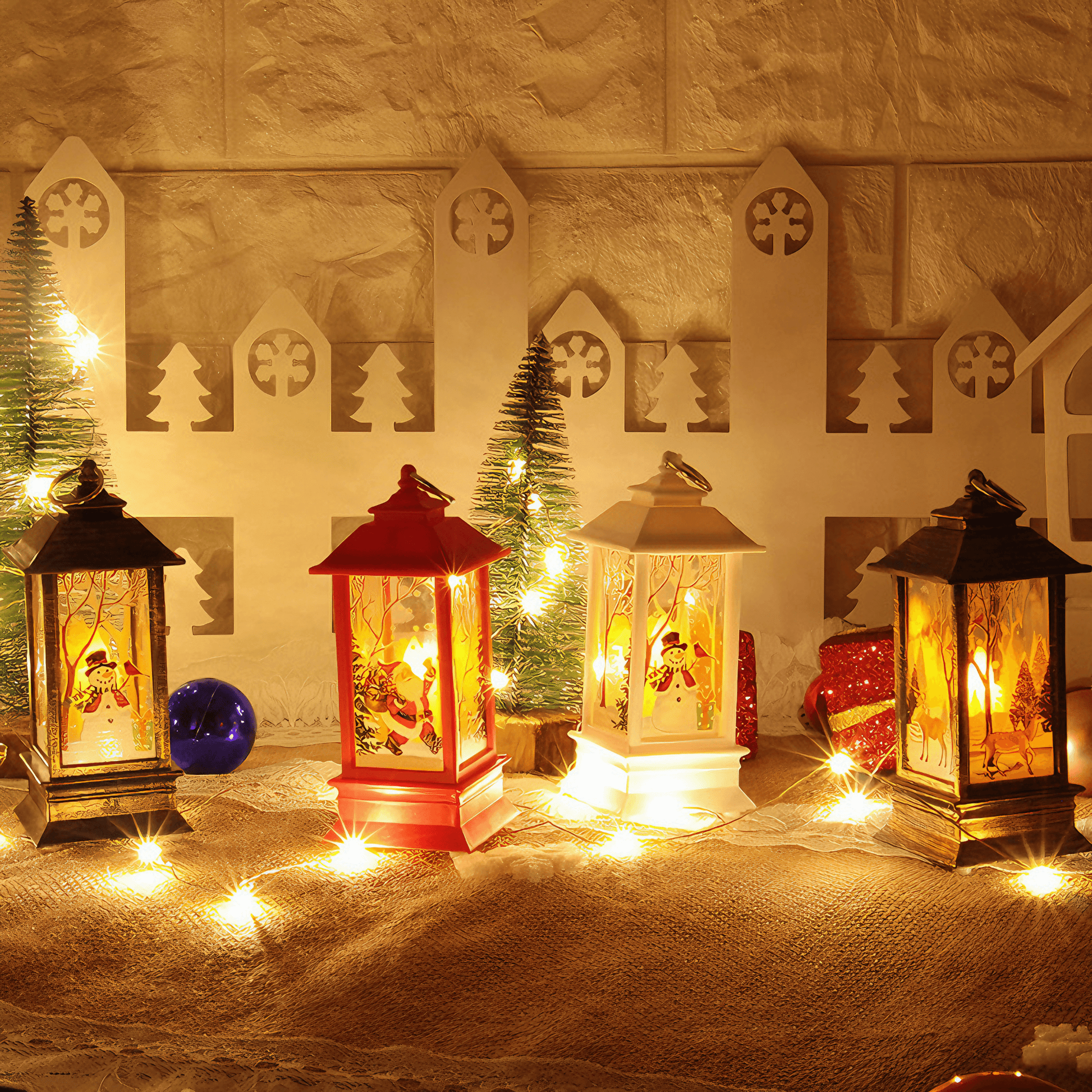 Light Grace Christmas Lantern Lamp - Deer