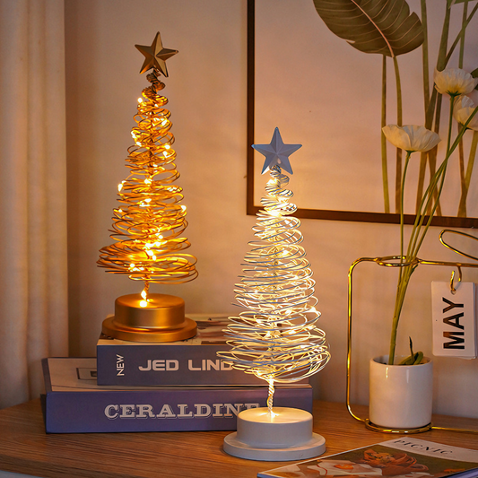 Spiral Christmas Tree Lamp