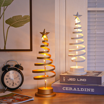 Spiral Christmas Tree Lamp