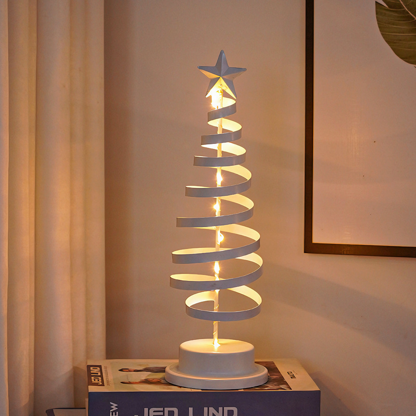 Spiral Christmas Tree Lamp