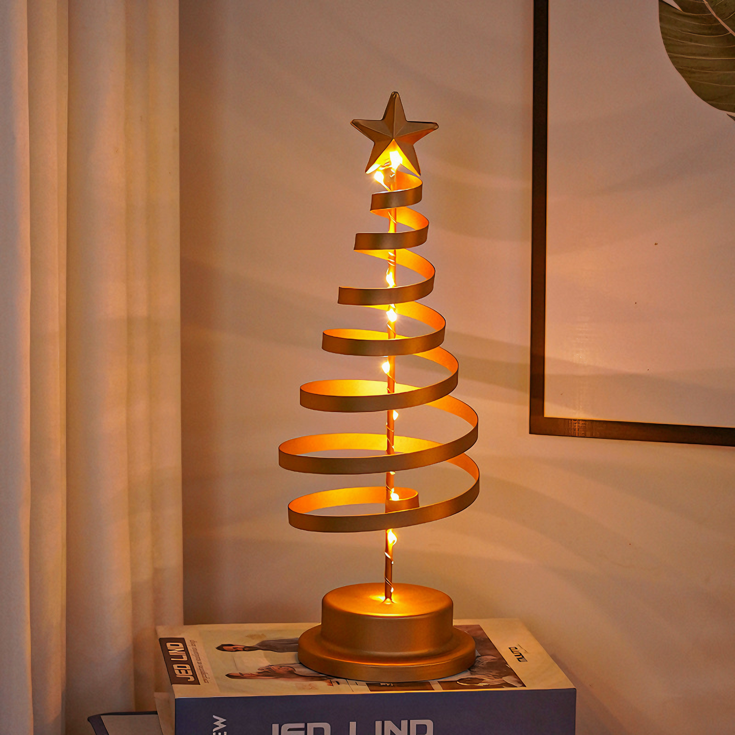 Spiral Christmas Tree Lamp