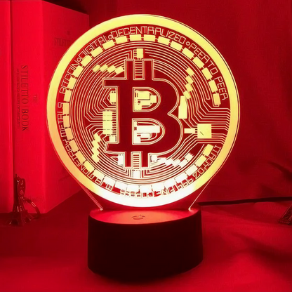 Bitcoin 3D Lamp