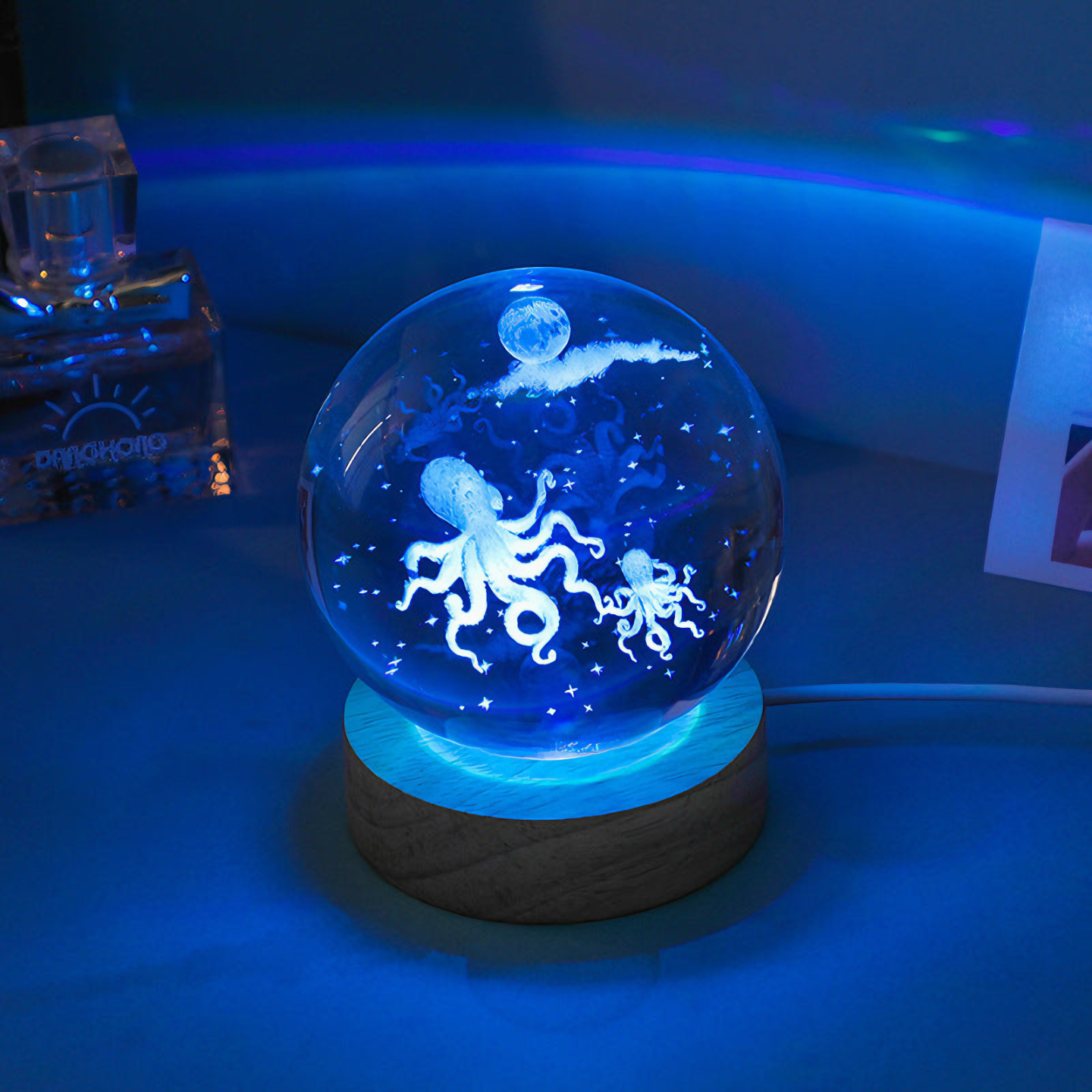 Underwater Life Crystal Ball Lamps