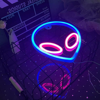 Alien Neon Sign