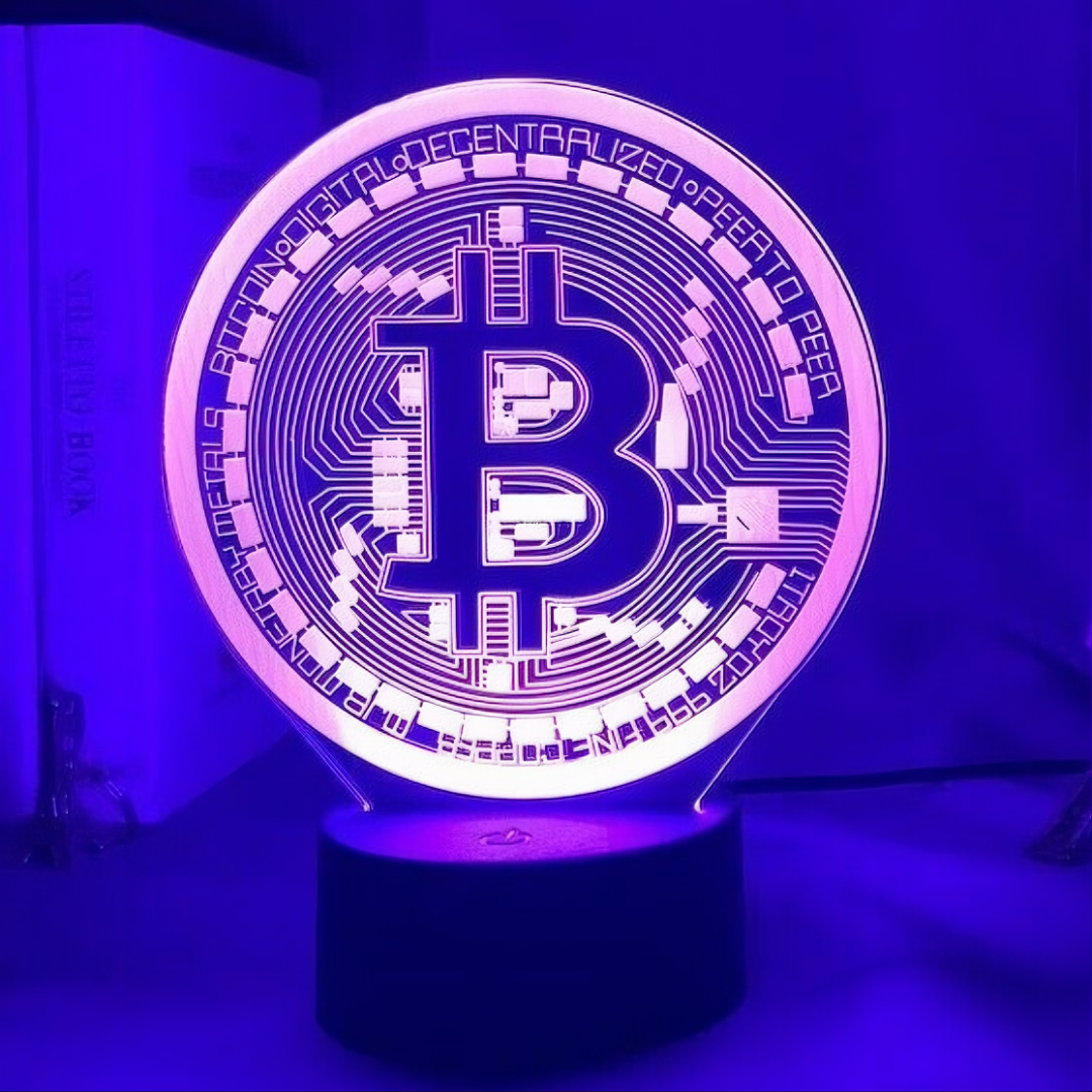 Bitcoin 3D Lamp