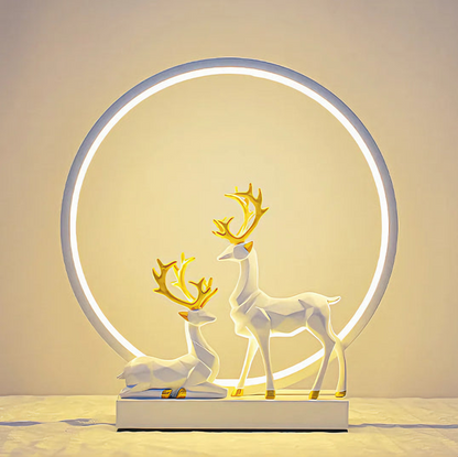 Deer Couple Lamp