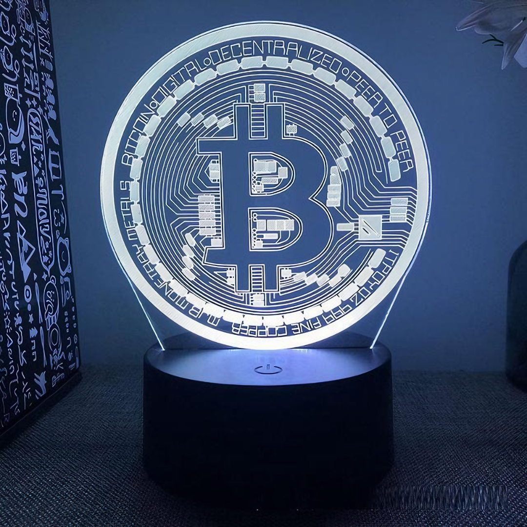 Bitcoin 3D Lamp