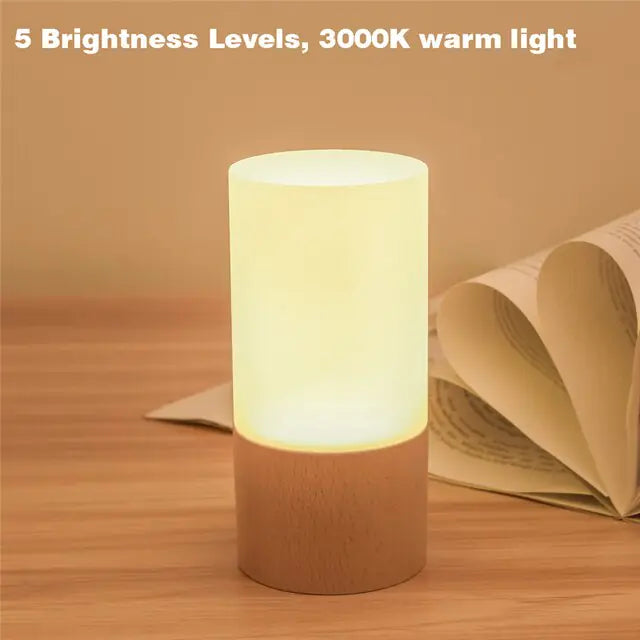 Nordic Wood LED Lamp