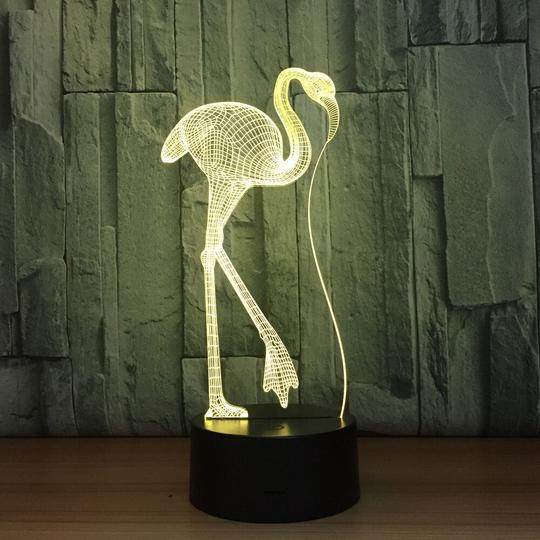 Flamingo 3D Lamp