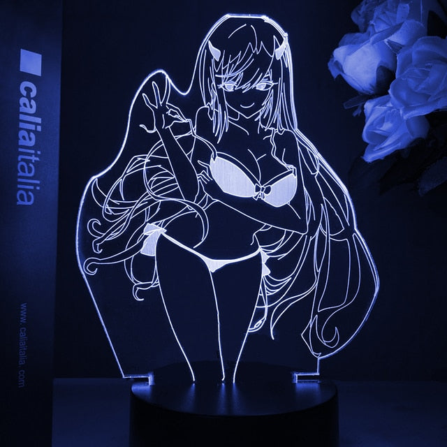 Sexy Anime Girls 3D Lamps