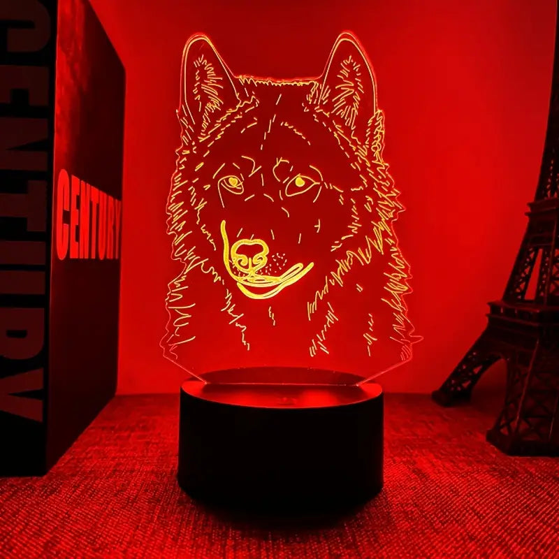 Wolf 3D Lamp