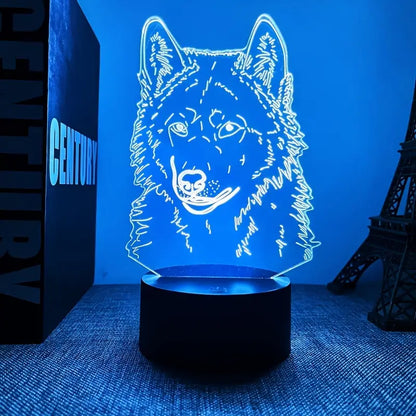 Wolf 3D Lamp