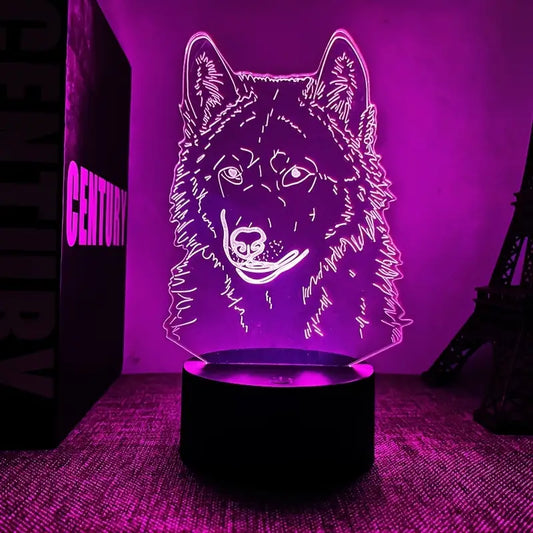 Wolf 3D Lamp