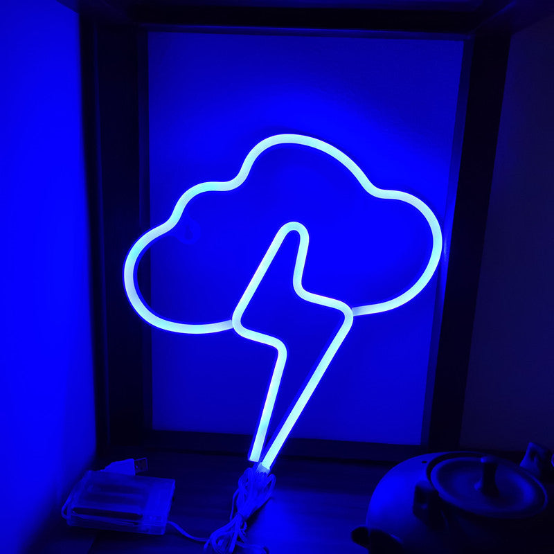 Lightning Cloud Neon Sign