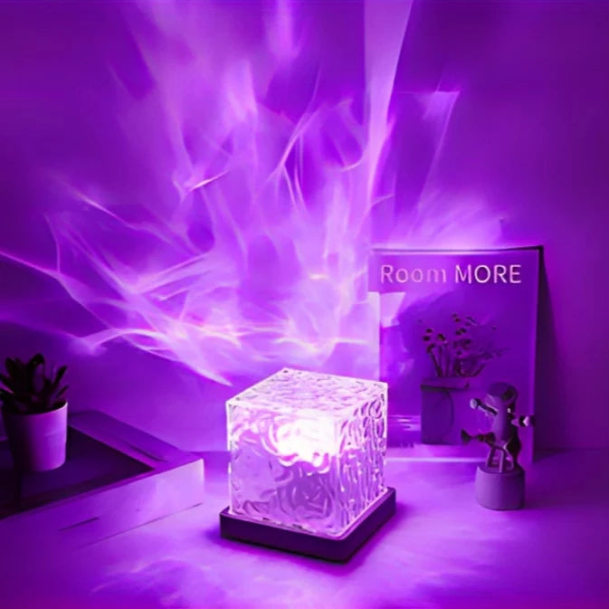 Northern Lights Crystal Lamp