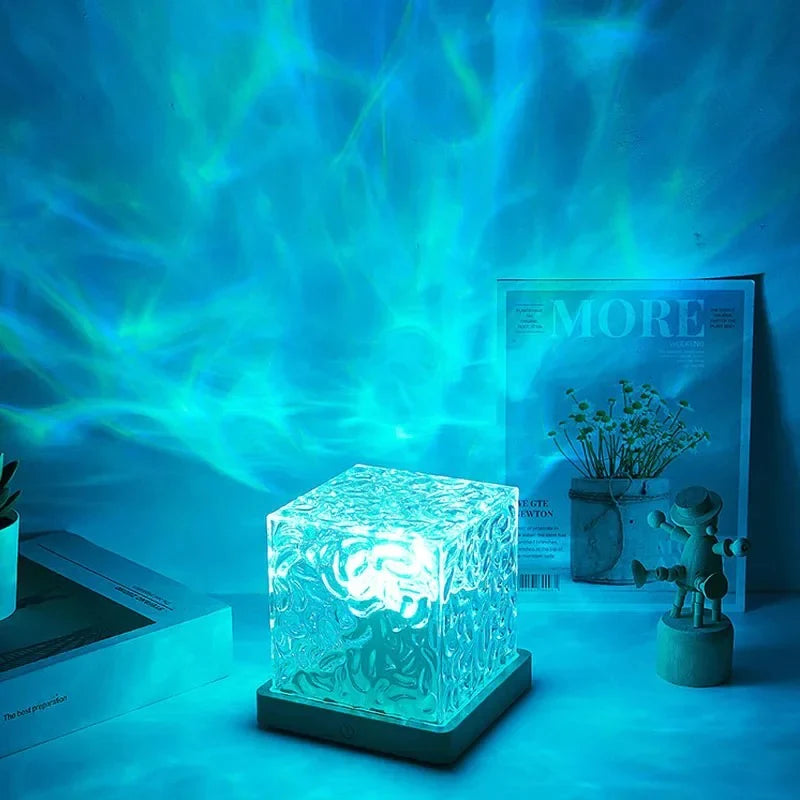 Northern Lights Crystal Lamp