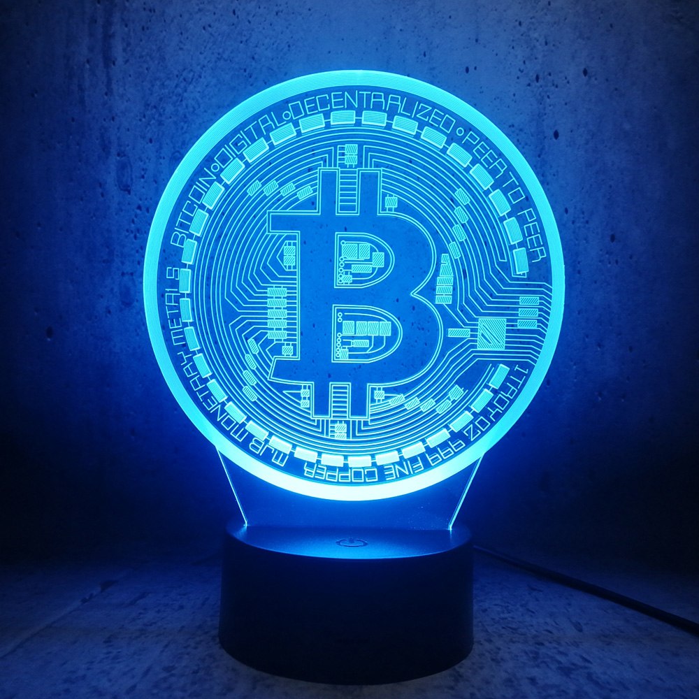 Bitcoin 3D Lamp