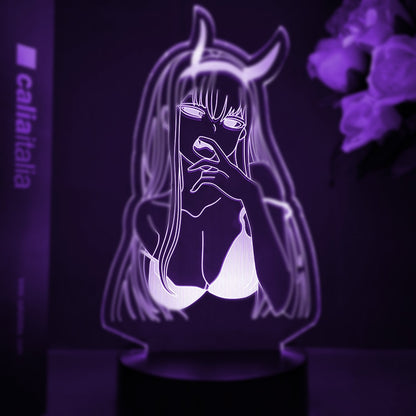 Sexy Anime Girls 3D Lamps