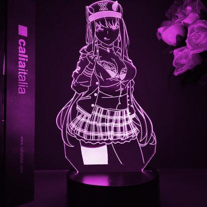 Sexy Anime Girls 3D Lamps