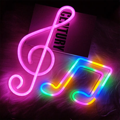 Music Note Neon Signs